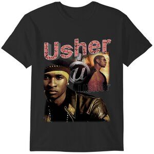 Usher Tour Music Concert Fan Gift Vintage Graphic Style T-Shirt 92